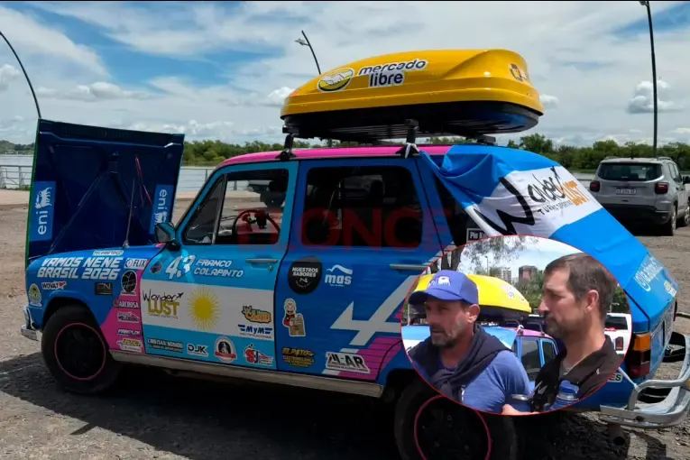 De Esperanza a Brasil en un auto de la década del 70: la travesía de tres amigos para ver a Colapinto