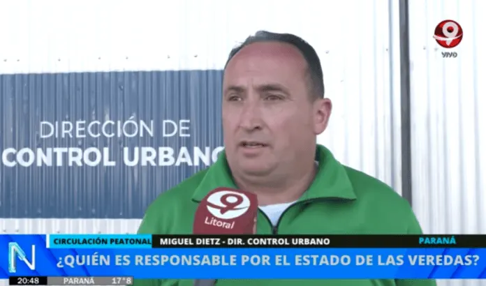 ¿De quién es la responsabilidad por el estado de las veredas en Paraná?