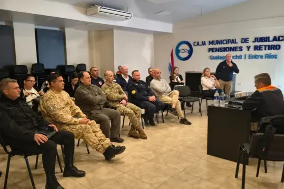 Defensa Civil de Entre Ríos coordinó acciones preventivas con municipios de Gualeguay y Gualeguaychú
