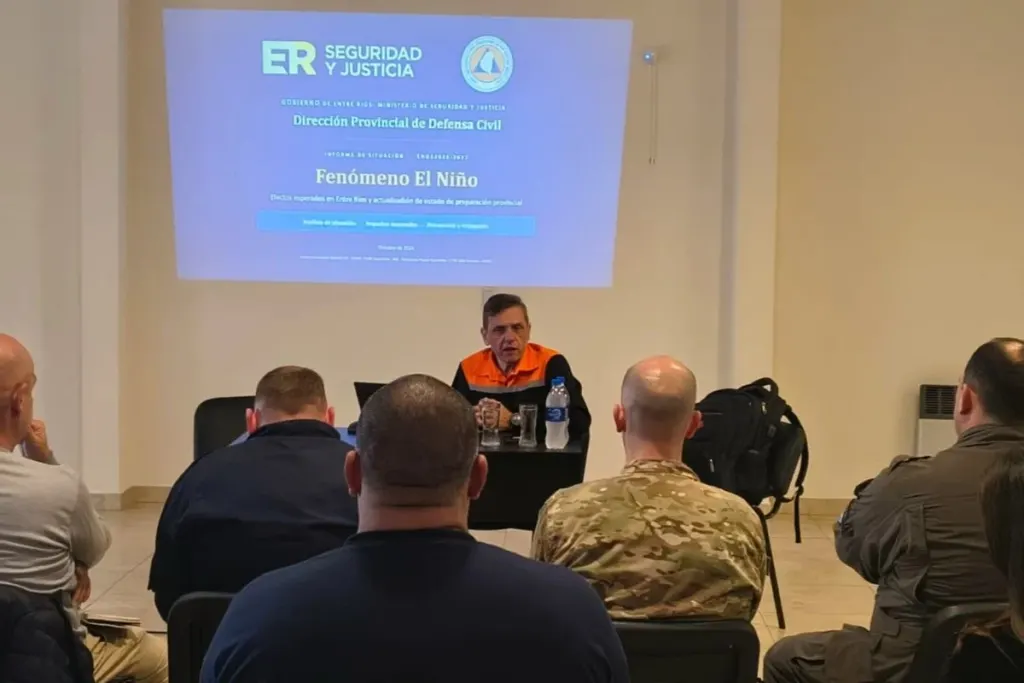 Defensa Civil de Entre Ríos coordinó acciones preventivas con municipios de Gualeguay y Gualeguaychú