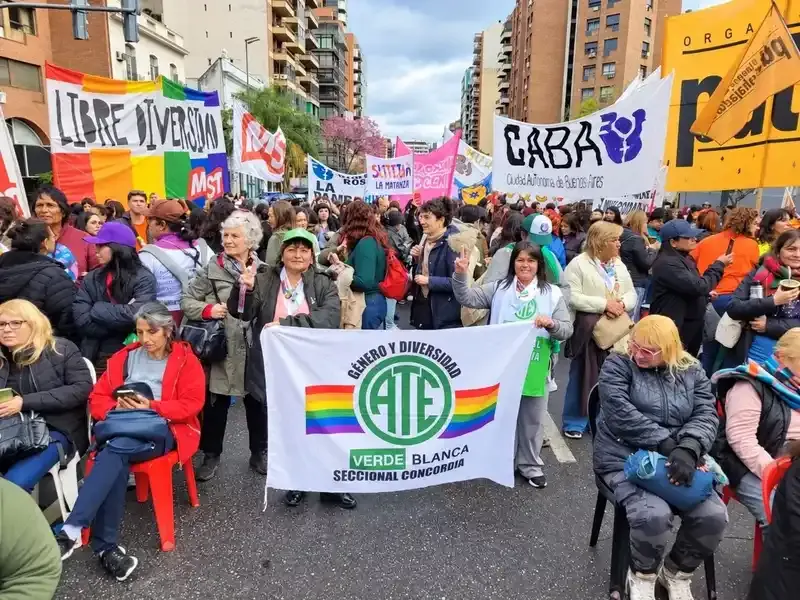 Delegaciones de ATE y CTA Concordia participaron del Encuentro Plurinacional de Mujeres y Diversidades