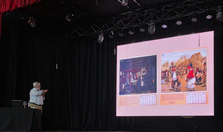 Descubrir la vida y obra de Molina Campos a través de su único nieto presente en la Feria del Libro