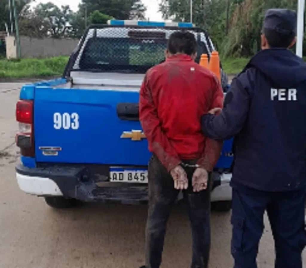 Detenido luego de irrumpir en el patio de una vivienda y robar prendas de vestir