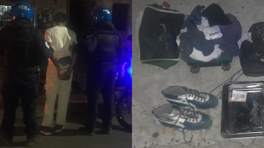 Detuvieron a un hombre con elementos robados de un auto en Paraná