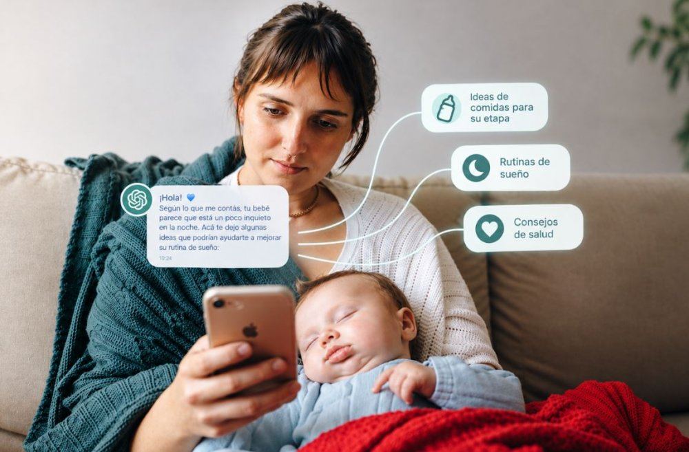 Día de la Madre: el 56% de las mamás ya ve a la IA como “un nuevo integrante” de la crianza.