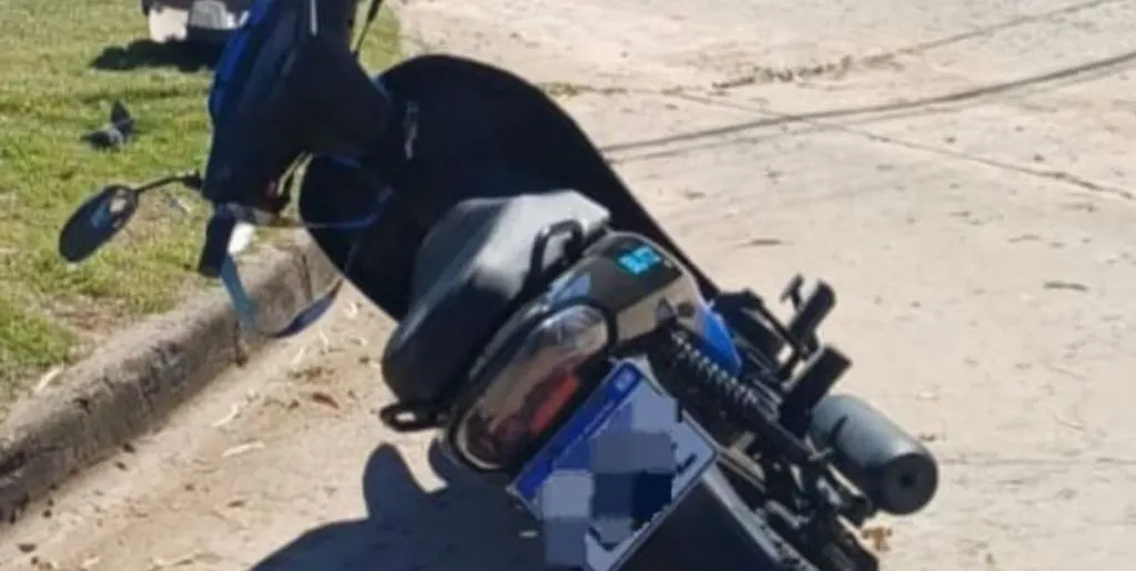 Diamante: Choque con motociclista lesionada