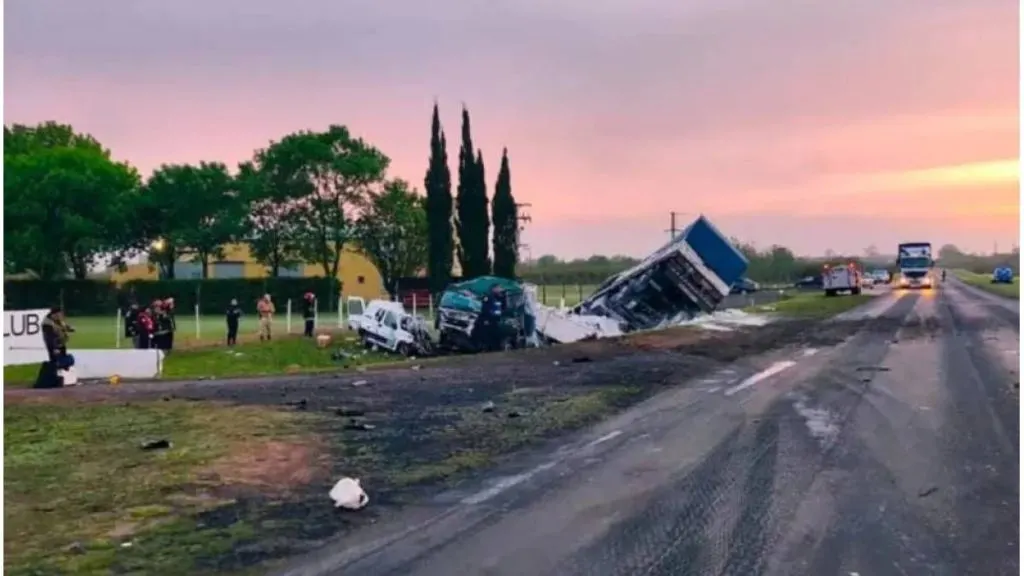 Dolor en Urdinarrain: identificaron a las tres víctimas del choque en la Ruta 39