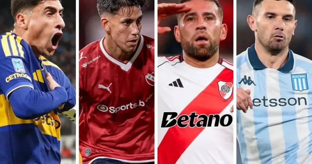 Domingo de clásicos: Boca visita a Independiente en Avellaneda y River recibe a un Racing en crisis