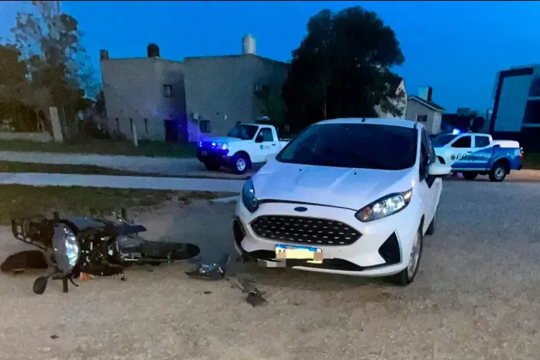 Dos motociclistas resultaron heridos en sendos accidentes en departamento Diamante