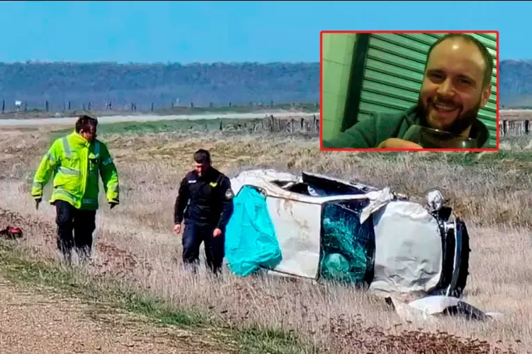 Dueño de reconocida empresa de maquinaria agrícola murió al volcar su auto en la misma ruta donde falleció su padre