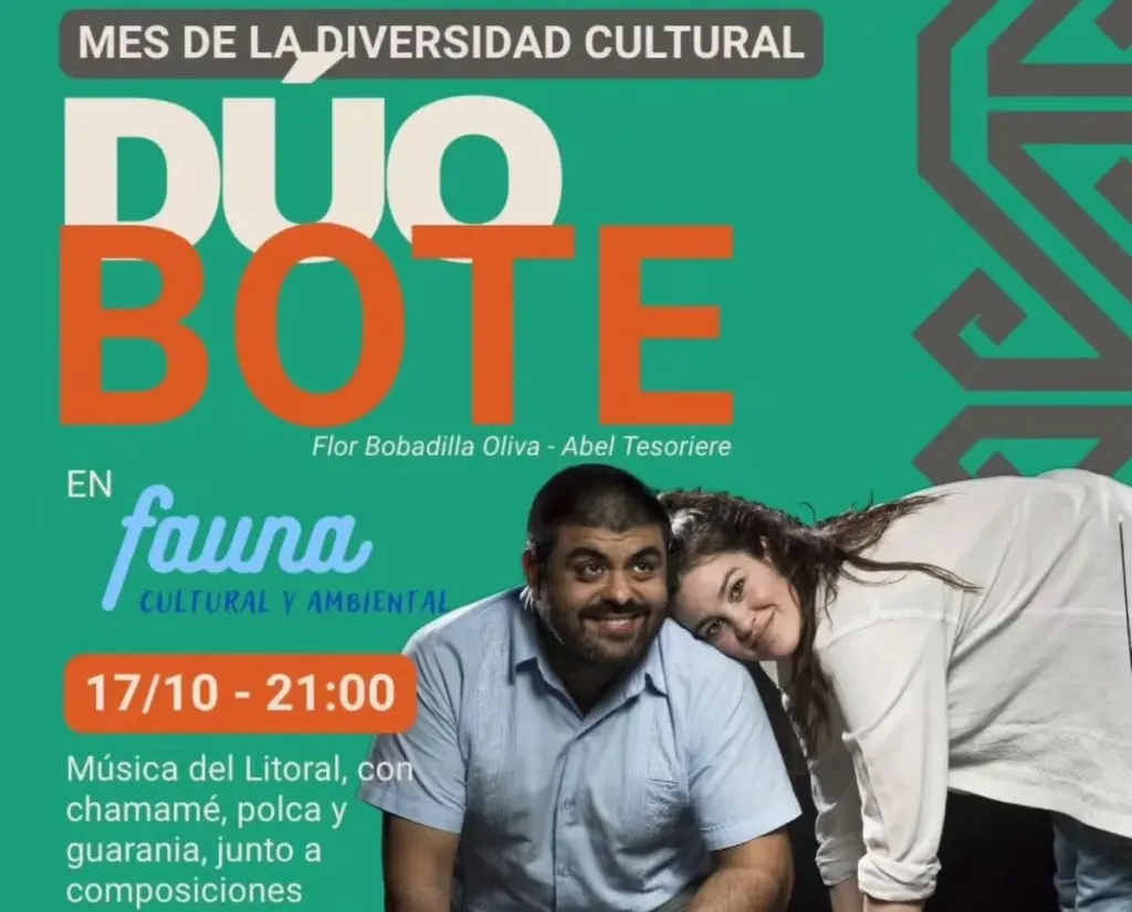 Dúo Bote llega a Fauna con una propuesta musical ligada a las raíces del Litoral