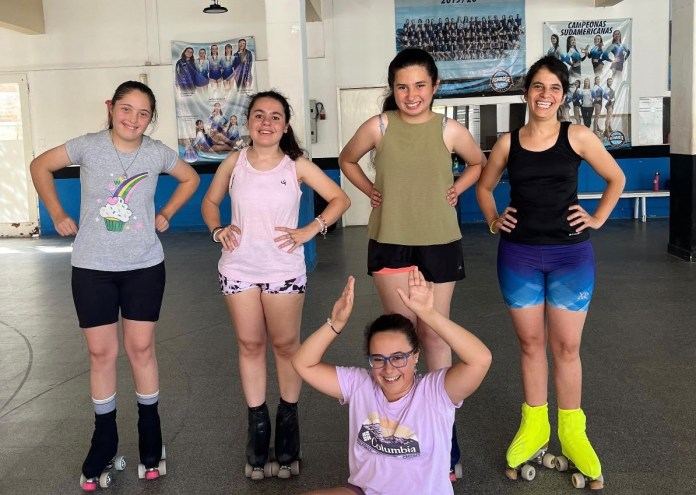 Echagüe promueve la inclusión a través del patín artístico adaptado