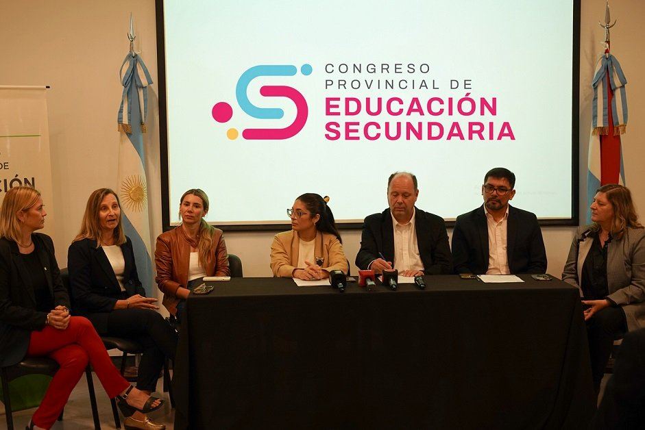El CGE presentó el Congreso Provincial de Educación Secundaria