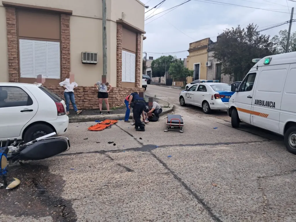 El choque del día en Rivadavia y Montevideo