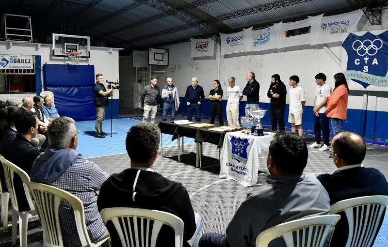 El Club Sarmiento avanza con el proyecto de una nueva cancha de raffa volo