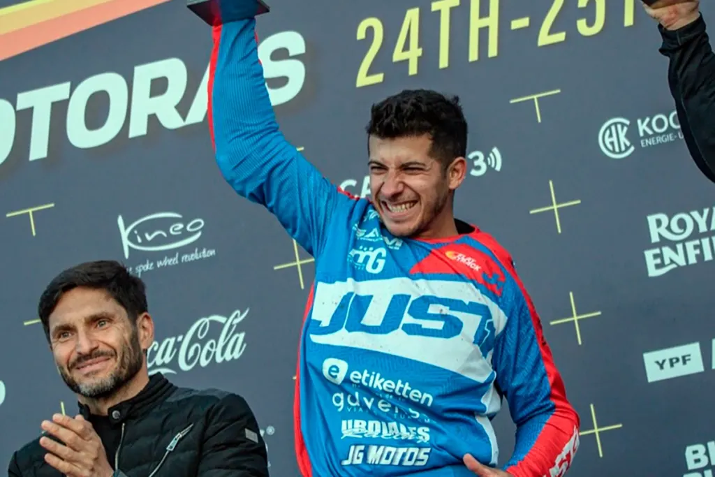 El concordiense Juan José Coduri ganó la fecha de cierre del Mundial de Flat Track