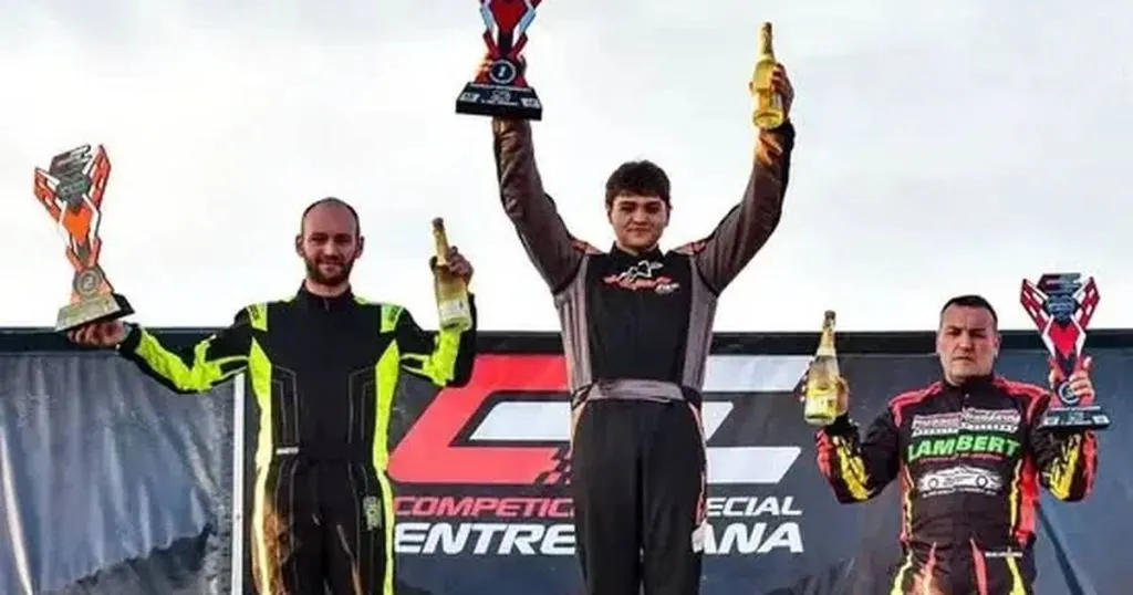 El gualeguaychuense Román Kroh se destacó en la Fórmula Entrerriana y ganó la “Carrera de los Millones”