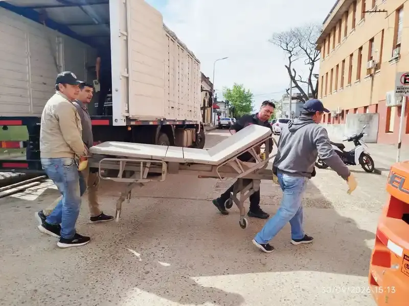 El Hospital Felipe Heras recibió 12 camas hospitalarias eléctricas restauradas