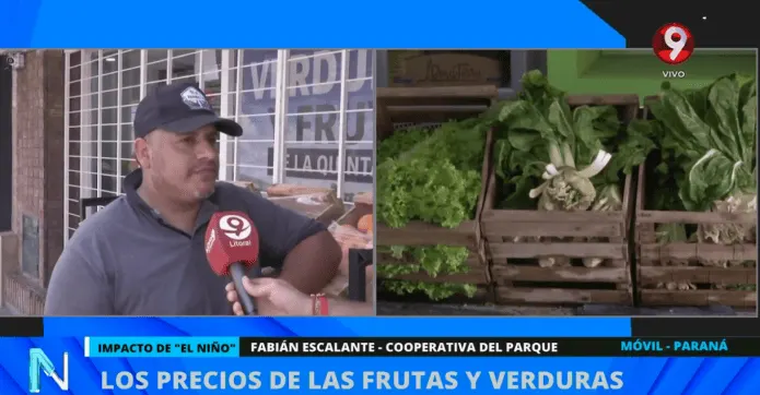 El impacto de El Niño en frutas y verduras: subió la papa, la cebolla y el morrón