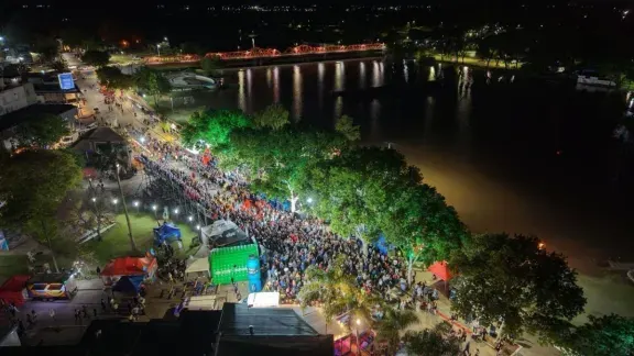 El mundo, en una calle: Gualeguaychú abrió sus puertas al Mundial de Canotaje
