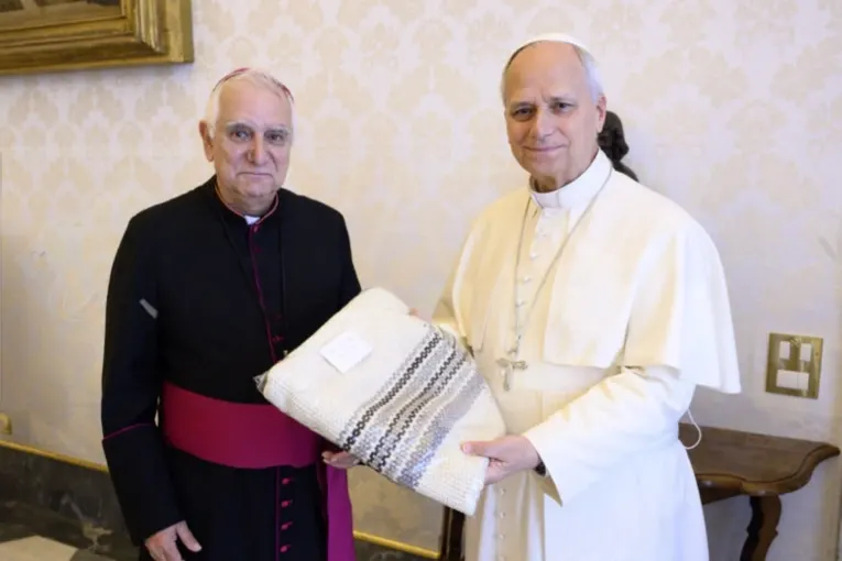 El obispo Lozano fue recibido por el Papa horas antes de la cirugía: “Sigamos rezando por él”