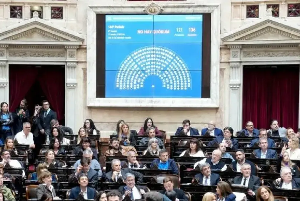 El oficialismo logró quórum en Diputados para debatir discapacidad, morosidad y propiedad privada