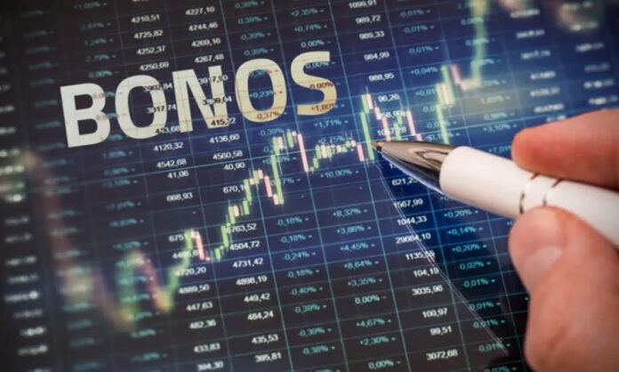 El riesgo país baja a 575 puntos y los bonos suben hasta 1,3%