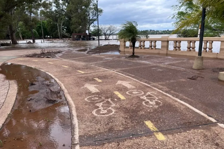 El río Uruguay bajó a casi 9,30 en Concordia y el gobierno remarcó que Entre Ríos no está en alerta