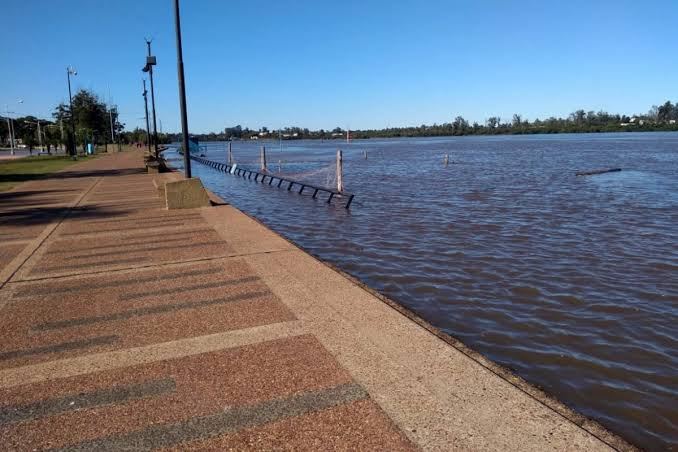 El río Uruguay volverá a subir en los próximos días, pero se mantendrá por debajo del nivel de alerta