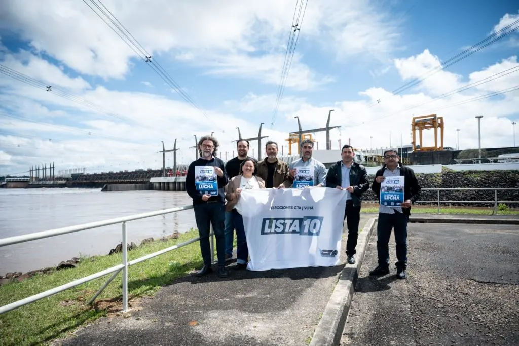 Elizar y los candidatos de la Lista 10 de la CTA se reunieron con trabajadores de Salto Grande