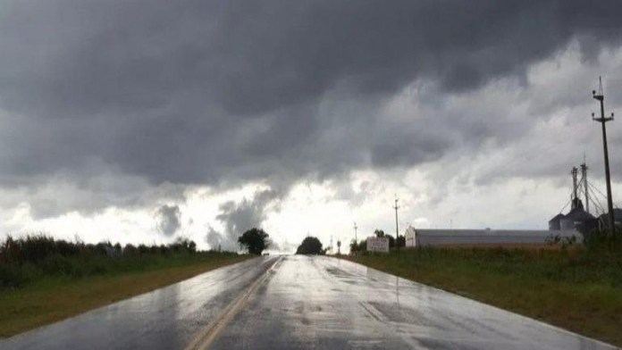 Emitieron alerta amarilla por tormentas para gran parte de Entre Ríos