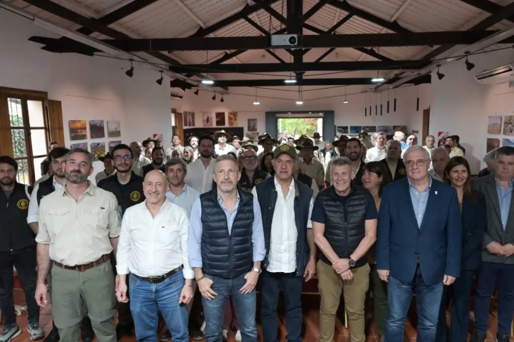 En El Palmar, Frigerio y Scioli participaron de un encuentro de parques nacionales