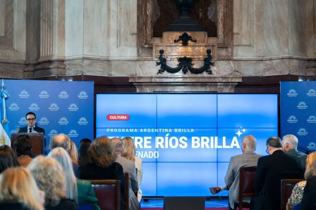 Entre Ríos participó de la jornada “Argentina Brila” en el Senado de la Nación