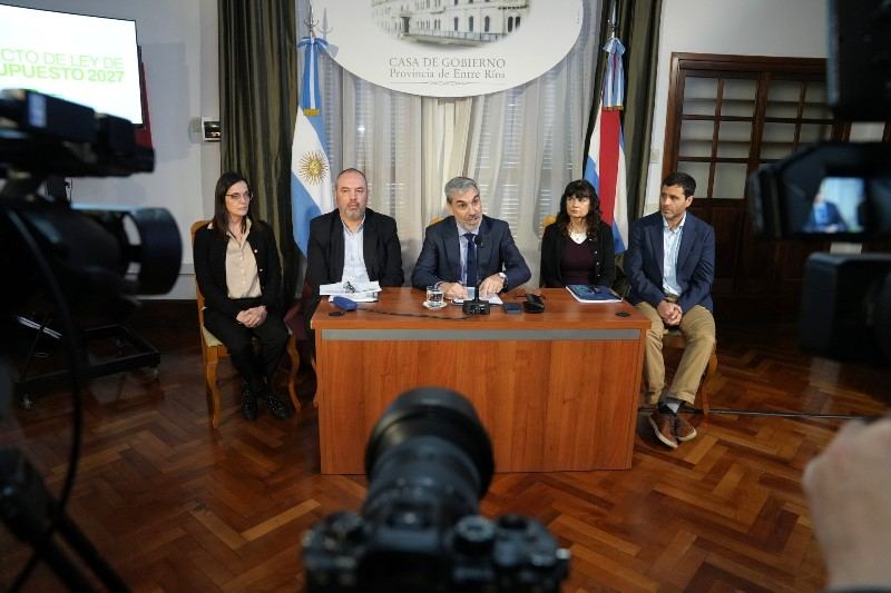 Entre Ríos presentó el Presupuesto 2027 por $8,67 billones