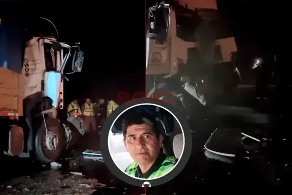 Era de Paraná el camionero que murió en choque e incendio en el complejo Zárate-Brazo Largo