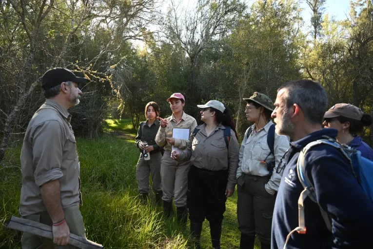Estudiantes universitarios completaron sus prácticas profesionales en la Reserva Natural Las Piedras