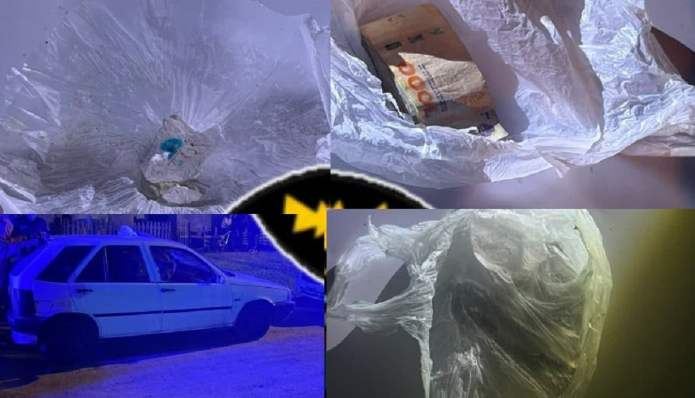 Evadieron un control y secuestraron cocaína, un revólver y un auto