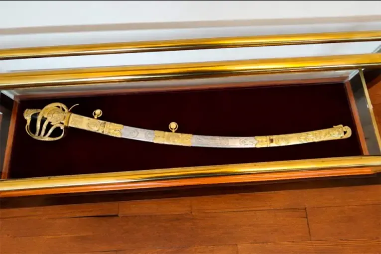 Exhibirán por primera vez el histórico sable de gala de Urquiza en Concepción del Uruguay