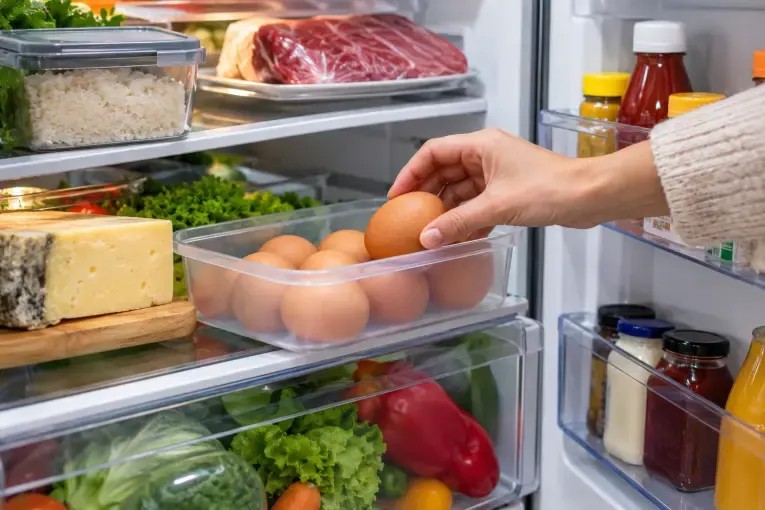 Expertos advierten sobre errores comunes al guardar los huevos, descongelar carne y conservar alimentos