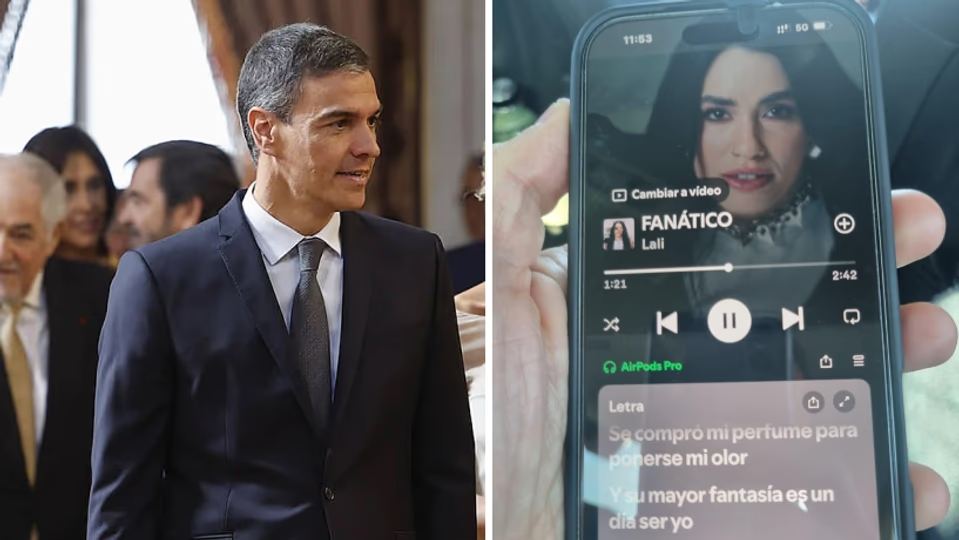 “Fanático”: Pedro Sánchez le respondió a Milei con un tema de Lali