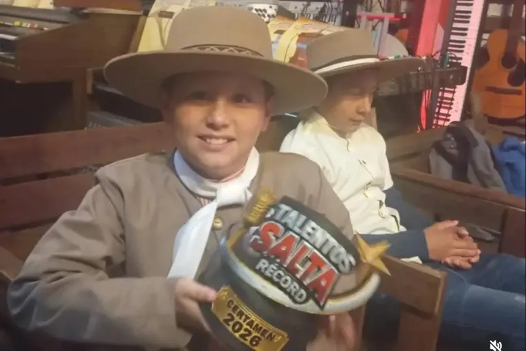 Faustino Figueroa, entrerriano de 9 años, ganó el certamen Nacional de Talentos en Salta