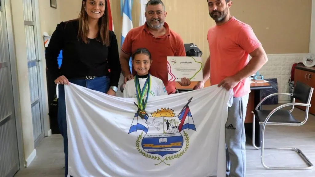 Francesca Milocco, la campeona sudamericana de gimnasia aeróbica que llena de orgullo a Oro Verde