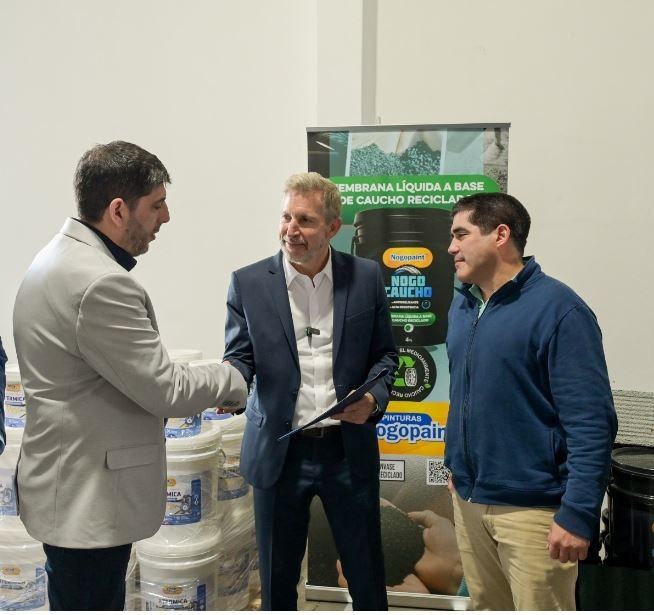Frigerio destacó el crecimiento de Nogopaint y entregó una nueva certificación del RINI