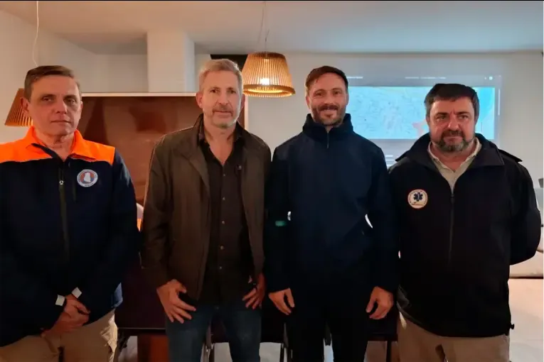 Frigerio encabezó una reunión del COE en Concordia y anticipó una leve bajante del río Uruguay
