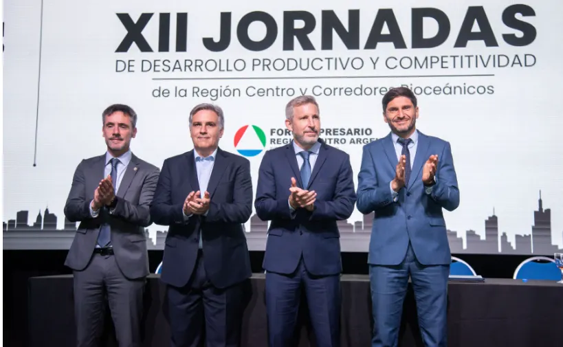 Frigerio, Pullaro y Llaryora coincidieron en impulsar el desarrollo y la integración de la Región Centro