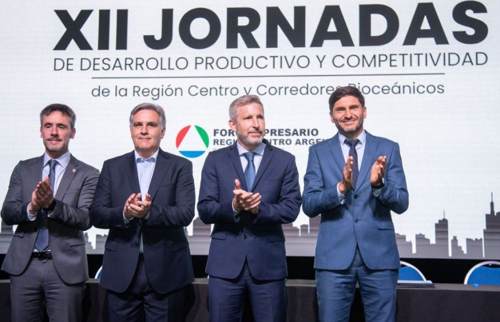 Frigerio, Pullaro y Llaryora coincidieron en impulsar el desarrollo y la integración de la Región Centro