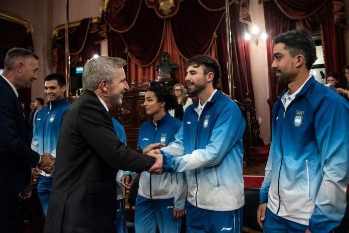 Frigerio reconoció a entrerrianos que participaron de los Odesur
