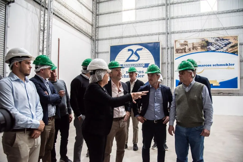 Frigerio respaldó a una arrocera de San Salvador que duplicó su producción