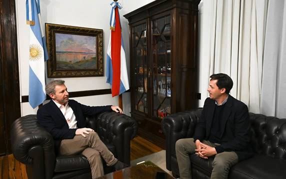 Frigerio y el intendente de Nogoyá coordinaron obras estratégicas de infraestructura y conectividad para la ciudad