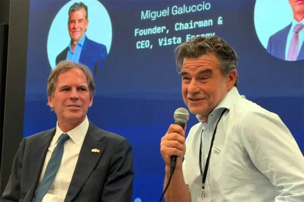 Galuccio prevé que se instalen centros de datos de IA cerca de Vaca Muerta y resaltó avances en el uso de “arena local”